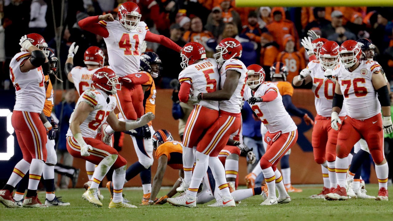Last-second field goal puts Chiefs past Broncos 30-27 in overtime